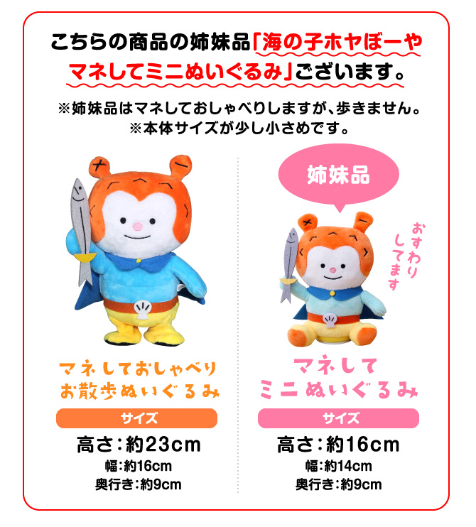次回入荷2026年3月下旬予定※海の子ホヤぼーや マネしておしゃべりお